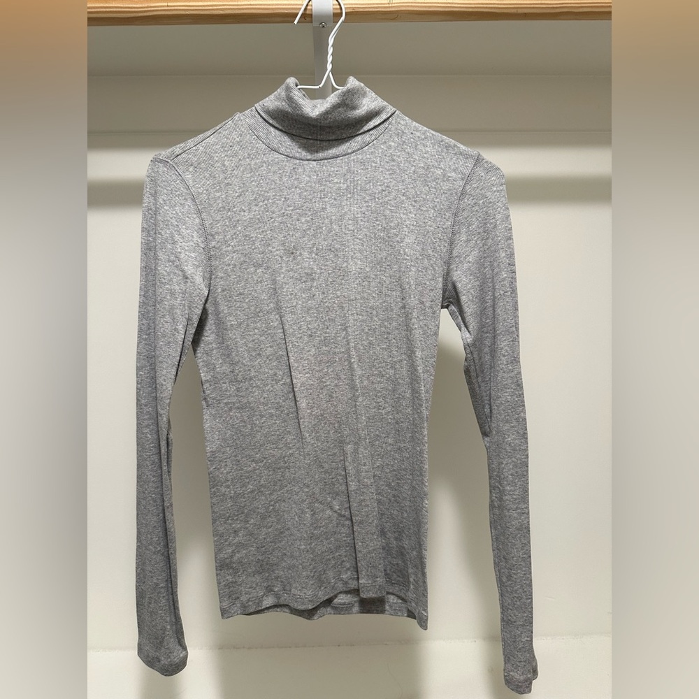 Everlane Gray Long Sleeve Tee